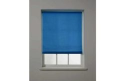 ColourMatch Thermal Blackout Roller Blind - 4ft-Crystal Blue